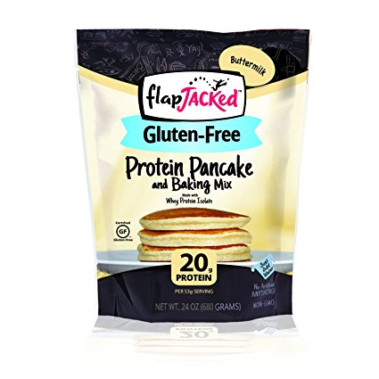 FlapJacked Gluten-Free Protein Pancake & Baking Mix, Buttermilk, 24oz