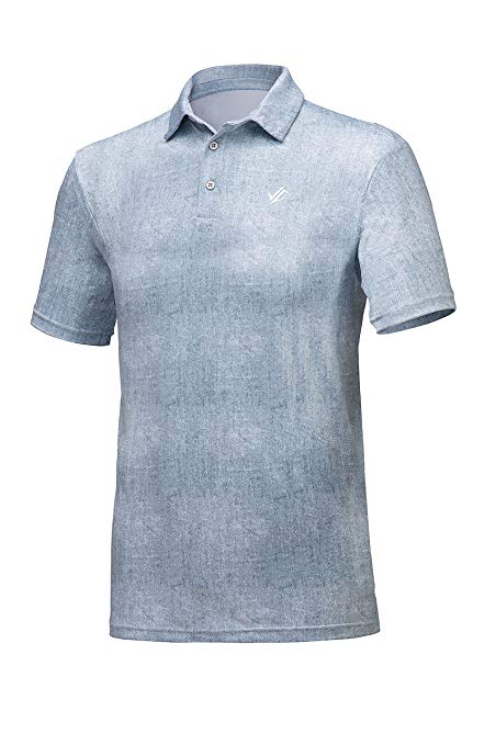 Jolt Gear Mens Dry Fit Golf Polo Shirt, Athletic Short-Sleeve Polo Golf Shirts