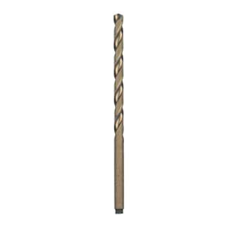 BOSCH CO2138 1-Piece 11/64 In. x 3-1/4 In. Cobalt Metal Drill Bit for Drilling Applications in Light-Gauge Metal, High-Carbon Steel, Aluminum and Ally Steel, Cast Iron, Stainless Steel, Titanium