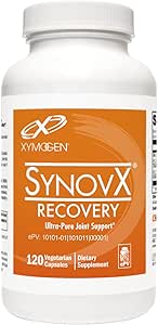 XYMOGEN SynovX Recovery - Joint Support Supplement for Healthy Joint Structure and Function - MSM Glucosamine Chondroitin Capsules to Support Healthy Tissue, Cartilage and Joints (120 Capsules)