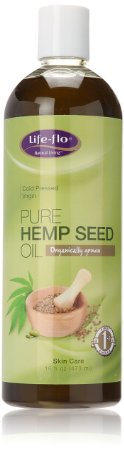 Life-Flo Pure Hemp Seed Body Oil 16 Ounce