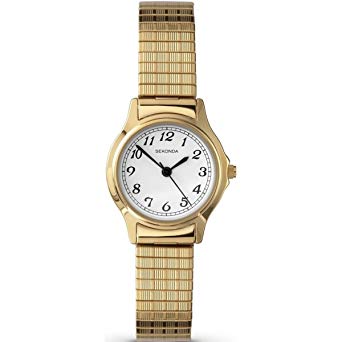 SEKONDA Womens Analogue Classic Quartz Watch with Stainless Steel Strap 4134B.27