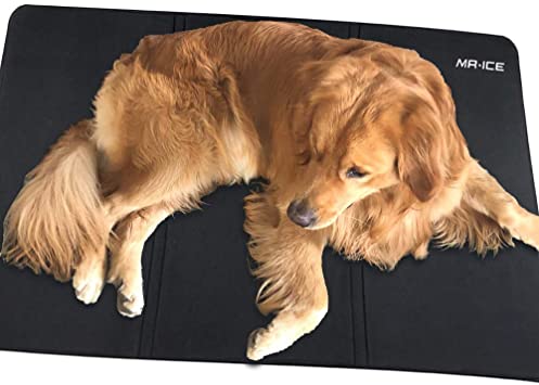 Pet Cooling Mat with Soft Fabric Wrap, Activated Ice Sheet Cooling Pad for Dogs & Pets - Dog Accessories to Help Your Pet Stay Cool This Summer