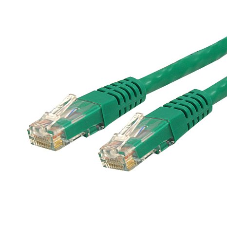 StarTech.com Green Molded RJ45 UTP Gigabit Cat6 Patch Cable - 6 Feet (C6PATCH6GN)