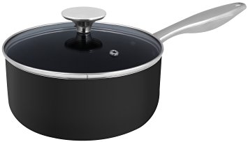 Saucepan - 2 Quart - 18/10 Stainless Steel - with Cover - 18 x 9 cm - Multipurpose Use for Home Kitchen or Restaurant - Chef's Choice - by Utopia Kitchen