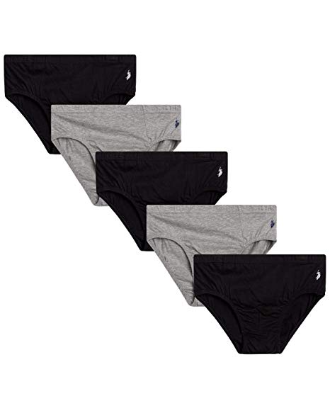 U.S. Polo Assn. Men's 5-Pack Low Rise Brief