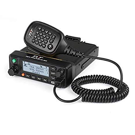 TYT MD-9600 GPS Digital/FM Analog Dual Band DMR Mobile Transceiver 50-Watt VHF/UHF Car Truck Amateur Radio HAM Two Way Radio