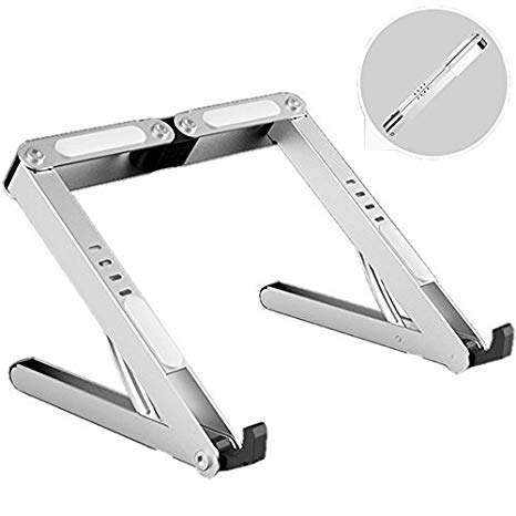 Etubby Laptop Stand, Aluminium Alloy Ergonomic Adjustable Desktop Computer Stand Portable Notebook Riser Tablet Phone Holder for Macbook Pro/Air, Acer, HP, Surface, Dell, Lenovo, iPad, Etc.