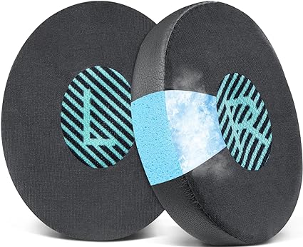 SOULWIT Cooling Gel Ear Pads Cushions Replacement for Bose On-Ear 2 (OE2 & OE2i)/ SoundTrue On-Ear (OE)/ SoundLink On-Ear (OE) Headphones, Earpads with High-Hensity Noise Isolation Foam - Black