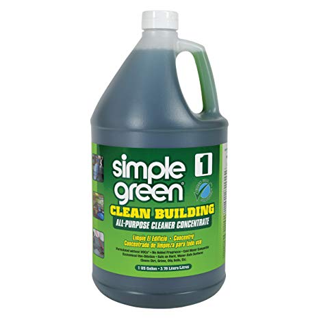 Simple Green 11001CT Clean Building All-Purpose Cleaner Concentrate, 1gal Bottle (Case of 2)