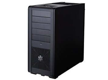 Silverstone Tek Fortress Aluminum ATX Mid Tower Uni-Body Computer Case with 2X USB3.0 Front Ports Cases FT01B-USB3.0