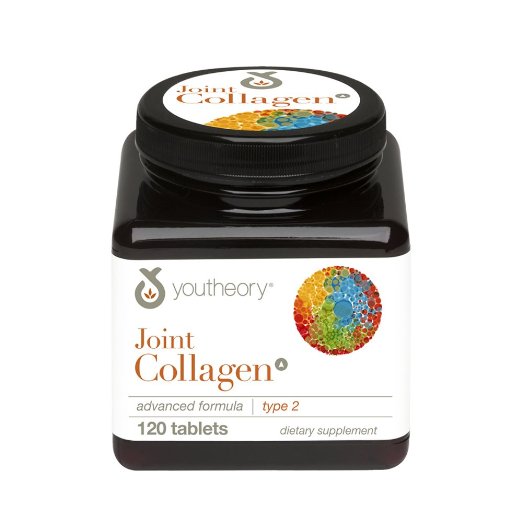 Youtheory Joint Collagen Advanced Nutritional Supplement Type 2, 120 Count
