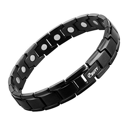 Titanium Magnetic Bracelet for Arthritis Pain Relief with Free Link Removal Tool