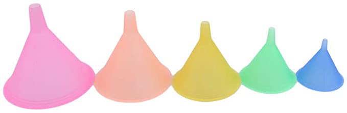 LJSLYJ Colorful Plastic Funnel Small Medium Large Variety Liquid Oil Kitchen Set for Kitchen Funnel Tools