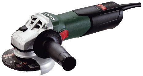 Metabo W9-115 8.5 Amp 10,500 rpm Angle Grinder with Lock-On Sliding Switch, 4-1/2"