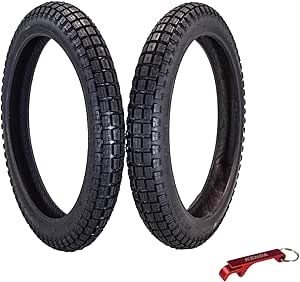 Kenda Small Block Trail Bike Front or Rear Tire - 2.75x17 - Tube Type fits all Honda CT90 1967-1979 & CT110 1980-1986 (Single) (2 Tires)