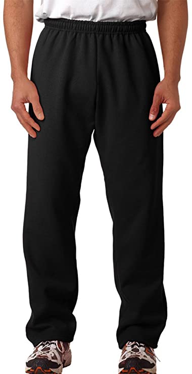 Gildan Adult Heavy-Blend Elastic Waist Open-Bottom Sweatpant