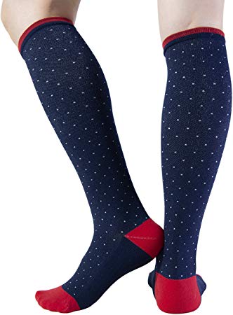 Trtl Compression Socks (Medium, Paris) - Gentle Graduated Compression (15-20mmHg), Comfort and Hugs The Natural Curves of Your Legs and Feet