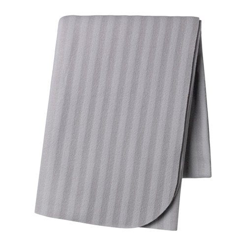 IKEA VITMOSSA Fleece Blanket Grey 47x63