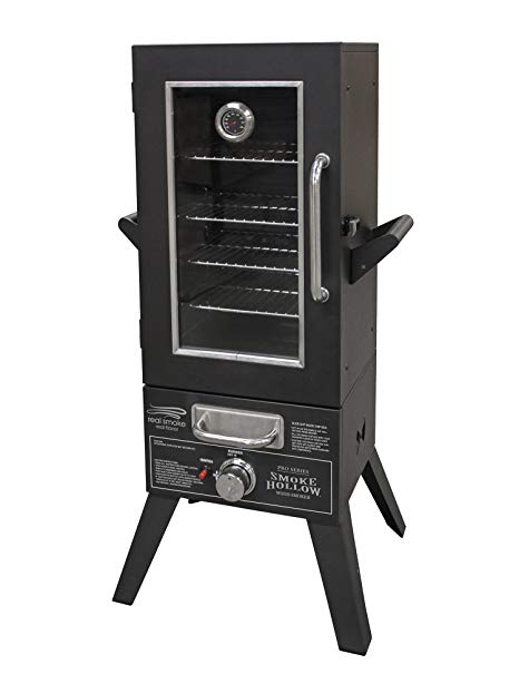 Smoke Hollow SH36GW Gas Smoker with Window, 36", Black