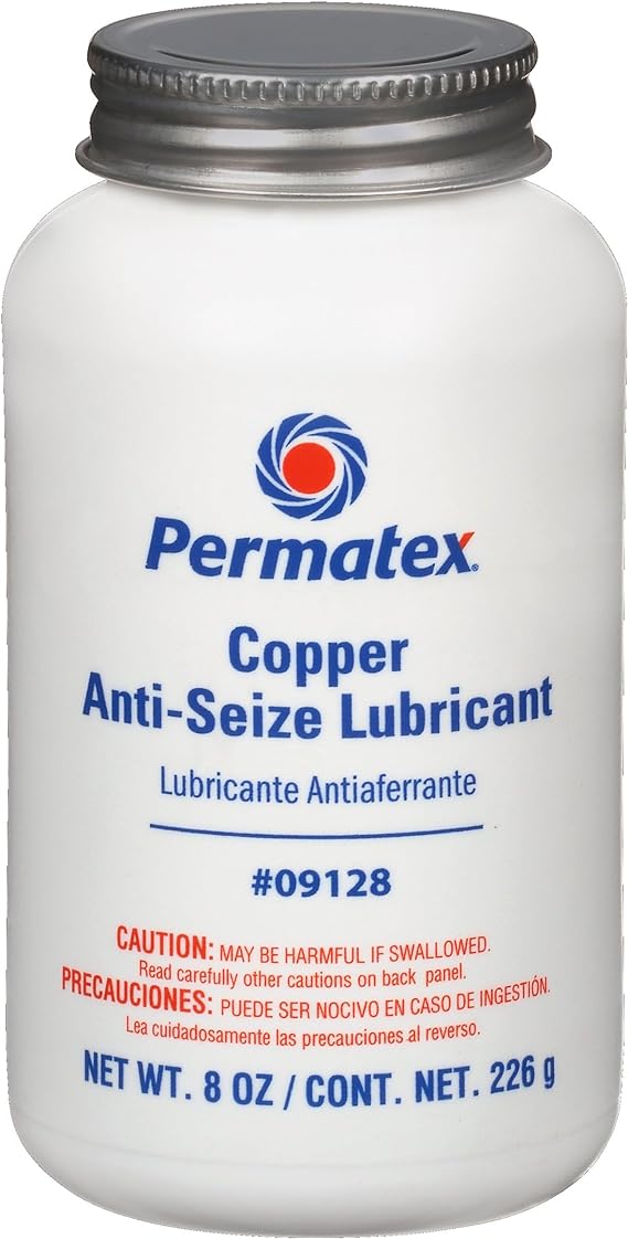 Permatex 09128 Copper Anti-Seize Lubricant, 8 oz, Pack of 1