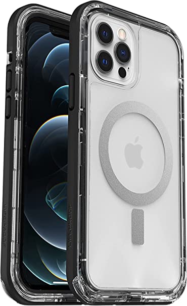 LifeProof Next Screenless Series Case for MagSafe for iPhone 12 PRO MAX (ONLY) Non-Retail Packaging - Black Crystal
