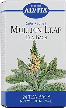 Alvita Mullein Leaf Caffeine Free 24 Tea Bags