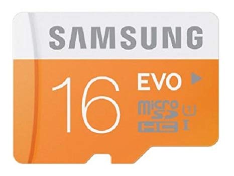 Samsung EVO Class 10 16GB MicroSDHC 48 MB/S Memory Card with SD Adapter (MB-MP16DA/IN)