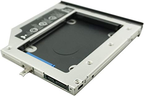 Nimitz 2nd Hard Drive HDD SSD Caddy Adapter for Lenovo Thinkpad P70 P71 with Bezel and Mounting Bracket