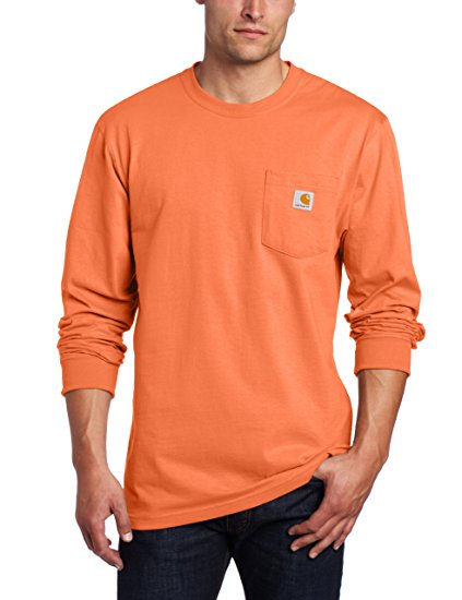 Carhartt Men's Workwear Midweight Jersey Pocket Long-Sleeve T-Shirt K126