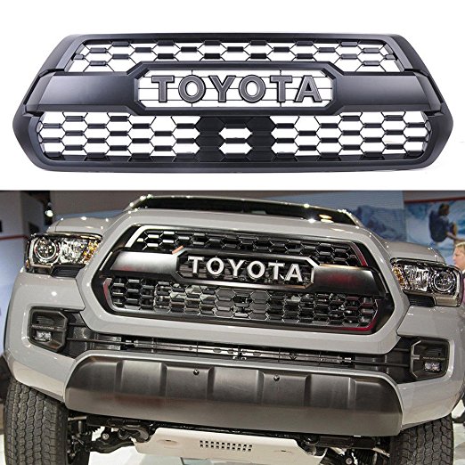 Vakabva Toyota Tacoma TRD PRO Grill Grille Fits 2016 2017 2018 PT228-35170 Front Bumper Hood Grille Grill