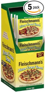 Fleischmann's Yeast Pizza, 0.25-Ounce Pouches 3 Count (Pack of 5)