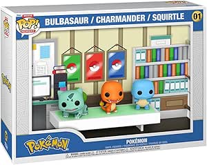 Funko Pop! Moments Deluxe: Pokemon - Bulbasaur, Charmander, Squirtle