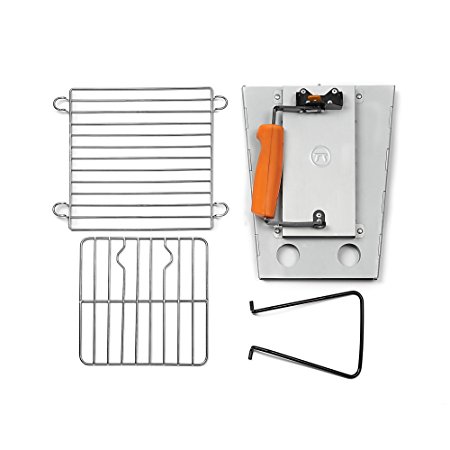 Collapsible Camping Grill and Chimney Starter