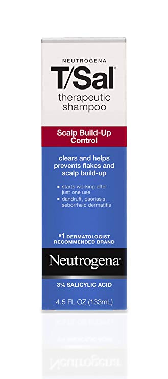 Neutrogena T/Sal Therapeutic Shampoo, Scalp Build-Up Control 4.5 oz