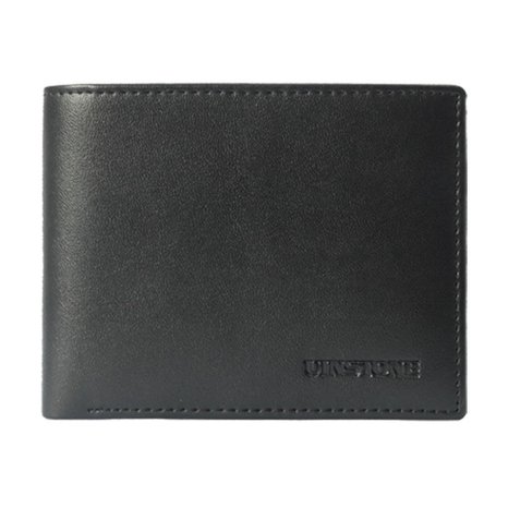 UINSTONE Men's Wallet Leather Flip Bifold Wallet