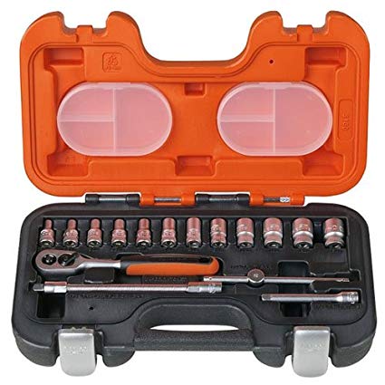 Bahco S160 S160 Socket Set 16-Piece 1/4-Inch Drive