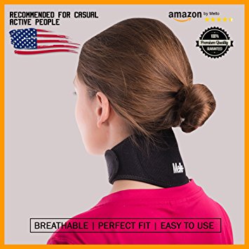 Mello Self Heated Magnetic Neck Stiffness Chronic Brace for Migraines and Headaches