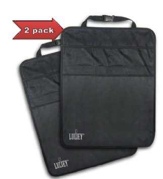 Luliey Baby Kick Mat Car Seat Protector, Pack Of 2