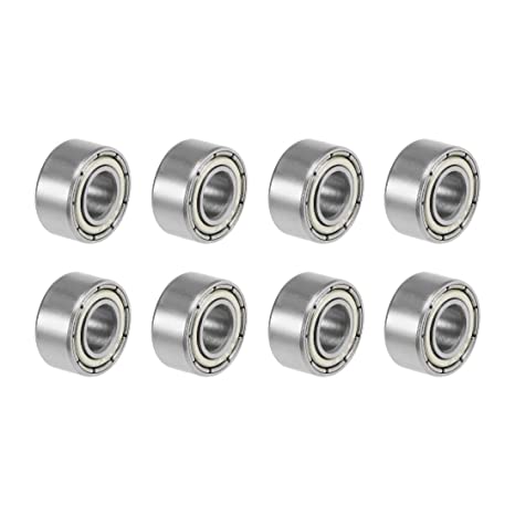 uxcell 685ZZ Deep Groove Ball Bearings Z2 5mm X 11mm X 5mm Double Shielded Carbon Steel 8pcs