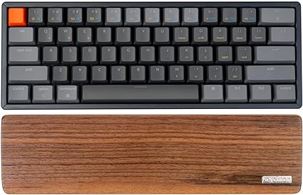 Wooden Keyboard Wrist Rest Palm Rest for Keychron K12 / Q4 / V4 / Q60 Mechanical Keyboard