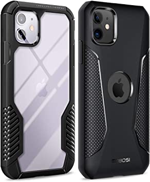 MOBOSI Vanguard Armor iPhone 11 Case Bundle with Net Series Military Grade Shockproof Drop Protective Case for iPhone 11, Matte Black