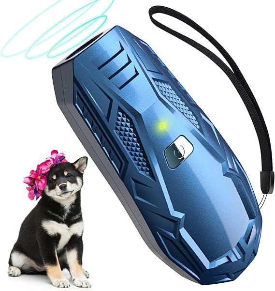 Anti Barking Device, Auto Dog Barking Deterrent Devices Stop Dog Barking Ultrasonic Anti Barking Device Dogs Bark Stopper LED Indicate Indoor Outdoor Bark Control Training For Small Medium Large Dogs