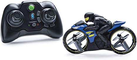Air Hogs, Flight Rider, 2-in-1 Remote Control Stunt Motorcycle for Ground and Air, for Ages 8 and Up