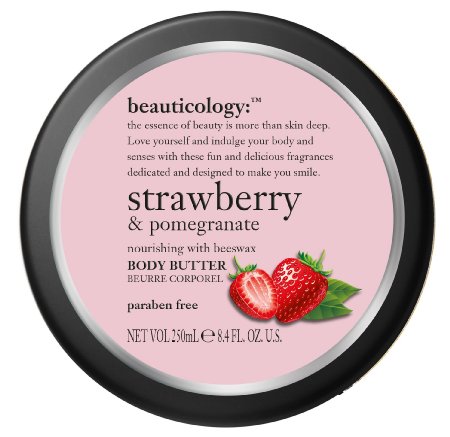 Baylis & Harding Beauticology Body Butter Jar Strawberry and Pomegranate, 250ml