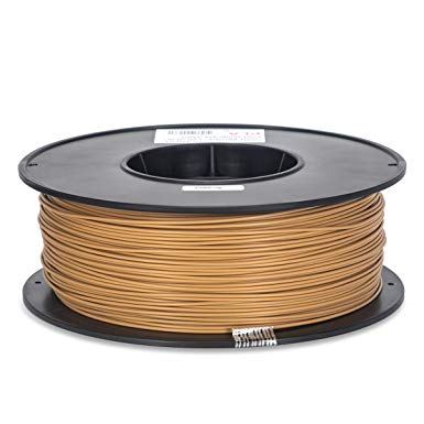 Inland 1.75mm Light Brown PLA 3D Printer Filament - 1kg Spool (2.2 lbs)