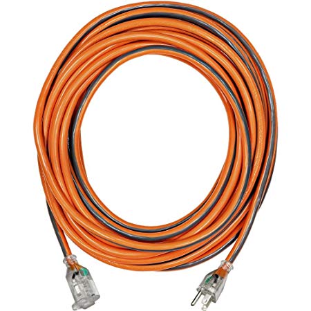 25 ft. 12/3 SJTW Extension Cord with Lighted Plug