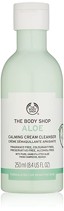 The Body Shop Aloe Calming Cream Cleanser, 8.4 Fl Oz