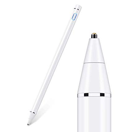 ESR Digital Stylus for Touch Screens, Rechargeable Capacitive Pen, with 1.4mm Ultra-Fine Tip, Protective Stylus Cap, Compatible with iPad, iPhone, and Most Phones and Tablets