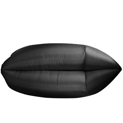 Pentop Outdoor Inflatable Lounger Convenient Nylon Fabric Beach Couch Sofa with Compression Air Bag Hangout Bean Bag Portable Chair Air Mattresses Bedding